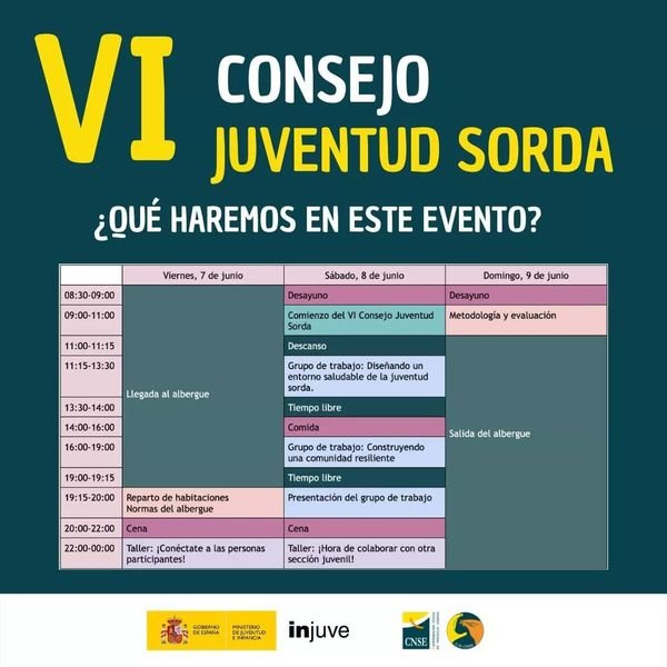 VI CONSEJO DE JUVENTUD SORDA